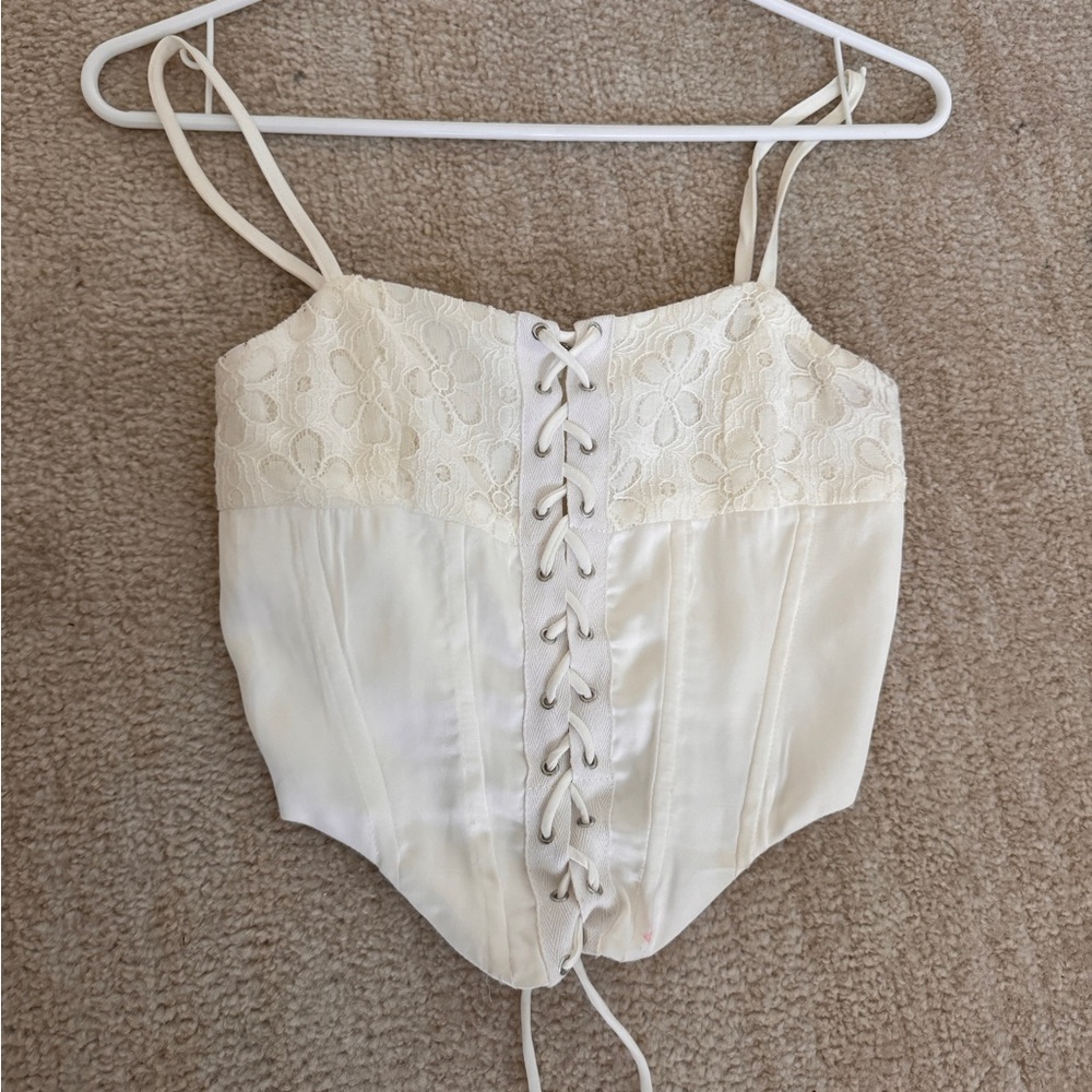 princess polly tank corset lace up